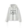 Semir Women's Loose Fit Kazakh Embroidered Hooded Sweatshirt