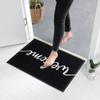 PVC Door Mat, Love Home Front, Foot Pad, Home Garden Decoration, Outdoor Carpet, Black and Gray, Rectangle Floor,Mall Hotel