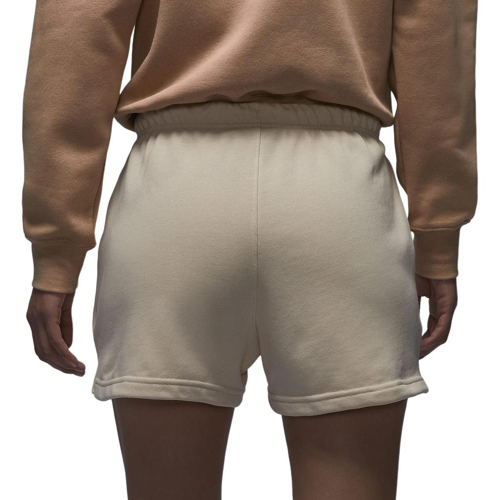 Jordan Brooklyn Comfortable Skin-Friendly Soft Three-Quarter Casual Shorts Women Shorts Legendary-Light-Brown White HJ1366203