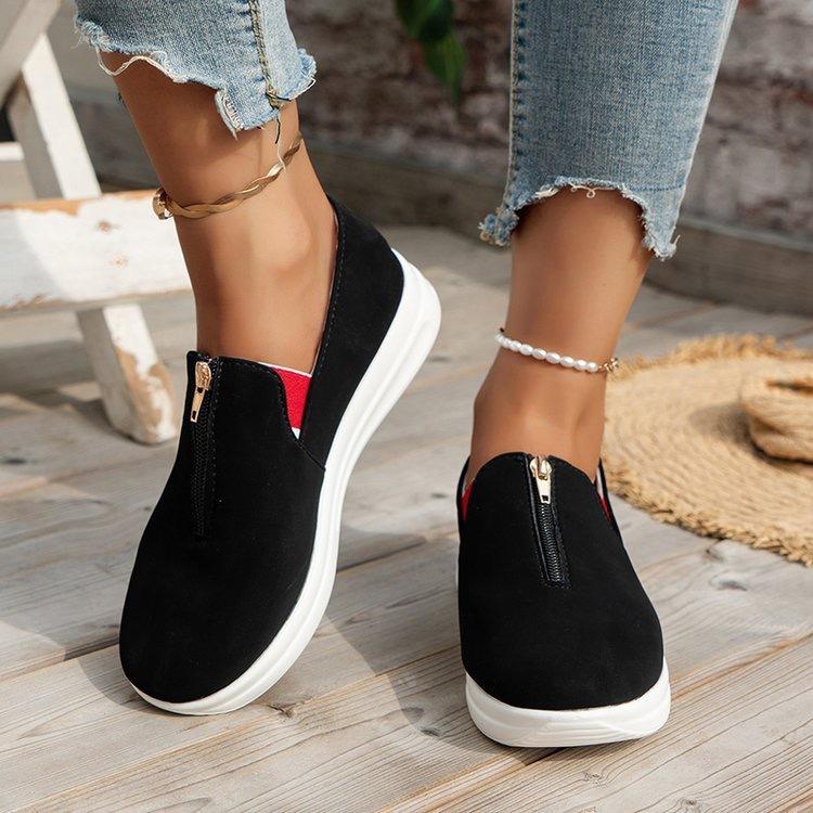 Women's Fashion Outdoor Plus Size Casual Lazy Shoes Summer Women's Board Shoes Flat Shoes