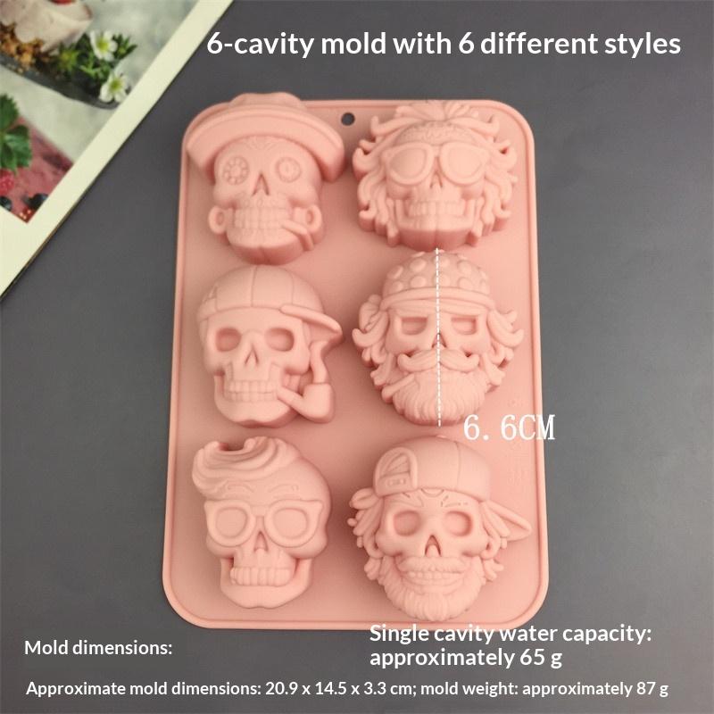 Halloween Holiday Silicone Baking Molds Reusable Pumpkin Bat Witch Moulds for Candy Chocolate Dessert Decor