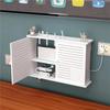ABWR-2X Беспроводной Wi-Fi роутер Коробки для хранения Деревянный ящик Кабель Питание Плюс Кронштейн для провода Настенное крепление Доска с розетками Полка Двойной