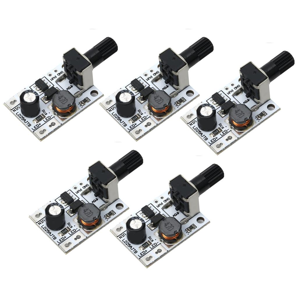 5pcs DC 6?24V 20W Adjustable Brightness LED Driver Switch PWM Dimmer Controller