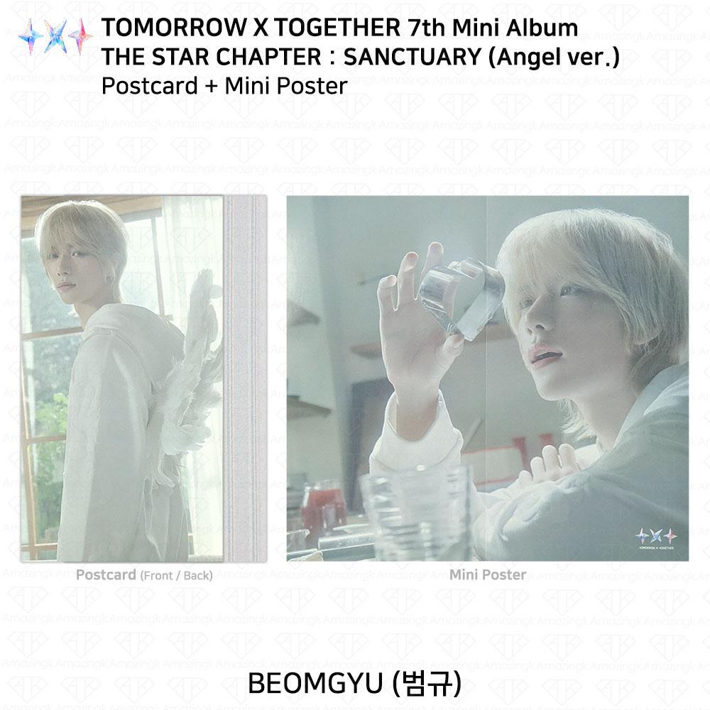 TXT 7-й мини-альбом The Star Chapter SANCTUARY Angel ver Фотокарта Постер Набор открыток