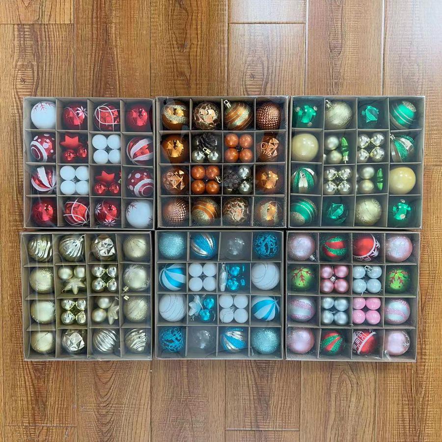 Новогодние украшения: Набор шаров для праздничного декора с подарочной коробкой