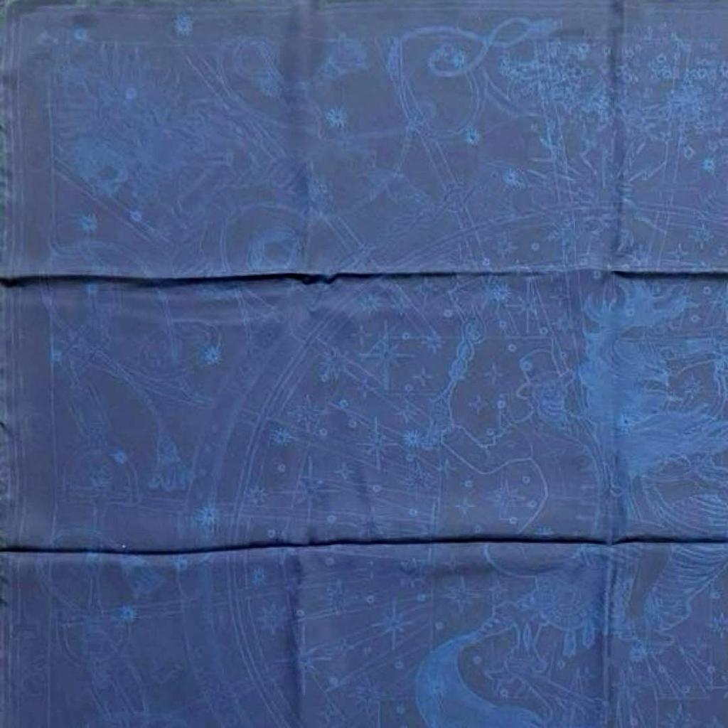 Used Ginza Limited Rare Beautiful Hermes Silk Scarf Carre 90 Serafina Daisuke Nomura