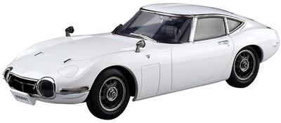 Aoshima Bunka Kyozai The Snap Kit Series Toyota 2000GT Pegasus Белая пластиковая модель 05A 1/32 Предварительно окрашенная