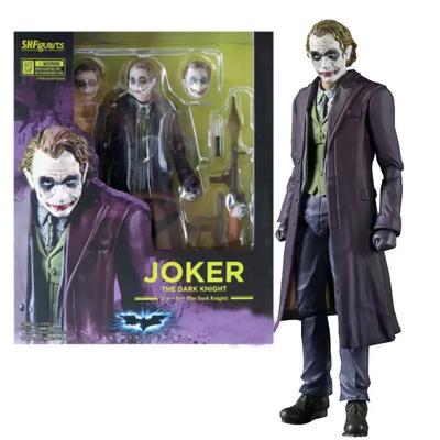 15 см Аниме SHF Темный рыцарь Хит Леджер Джокер V2 Фигурки Действия Модель из Фильма Модные Игрушки Настольное Украшение Подарки Коллекционные