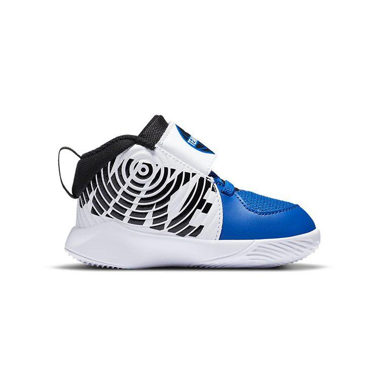 Nike Кроссовки Team Hustle D 9 Mid top для малышей Синие Белые Черные Для младенцев и малышей AQ4226-405