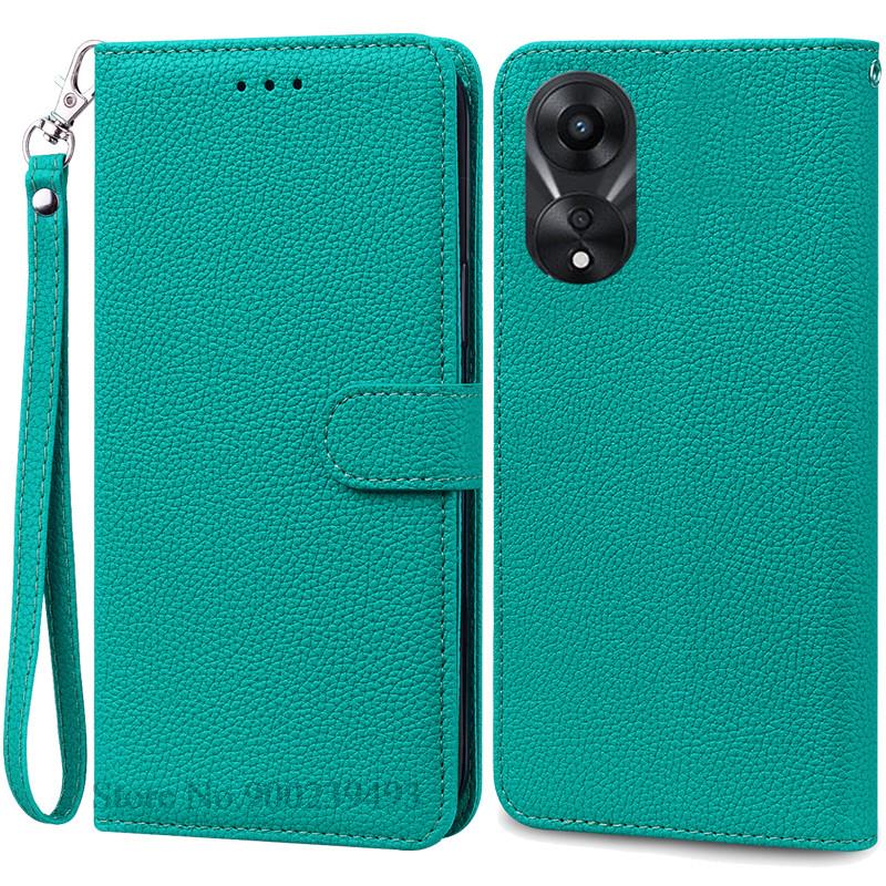 For OPPO A78 5G Case Soft Silicone Leather Wallet Case For OPPO A58 5G A 78 Phone Case For OPPO A78 5G Cover Coque Fundas Etui