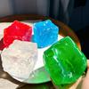 Сырные кубики из кокосового масла, антистрессовая игрушка, мягкая, восстанавливающая форму, сжимаемая игрушка для подростков, игрушка для снятия стресса после школы