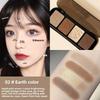 4 Colors Contour Palette, Highlighter, Shimmer, Matte Bronzer, Nose Shadow, Face Shading Powder Makeup Palette