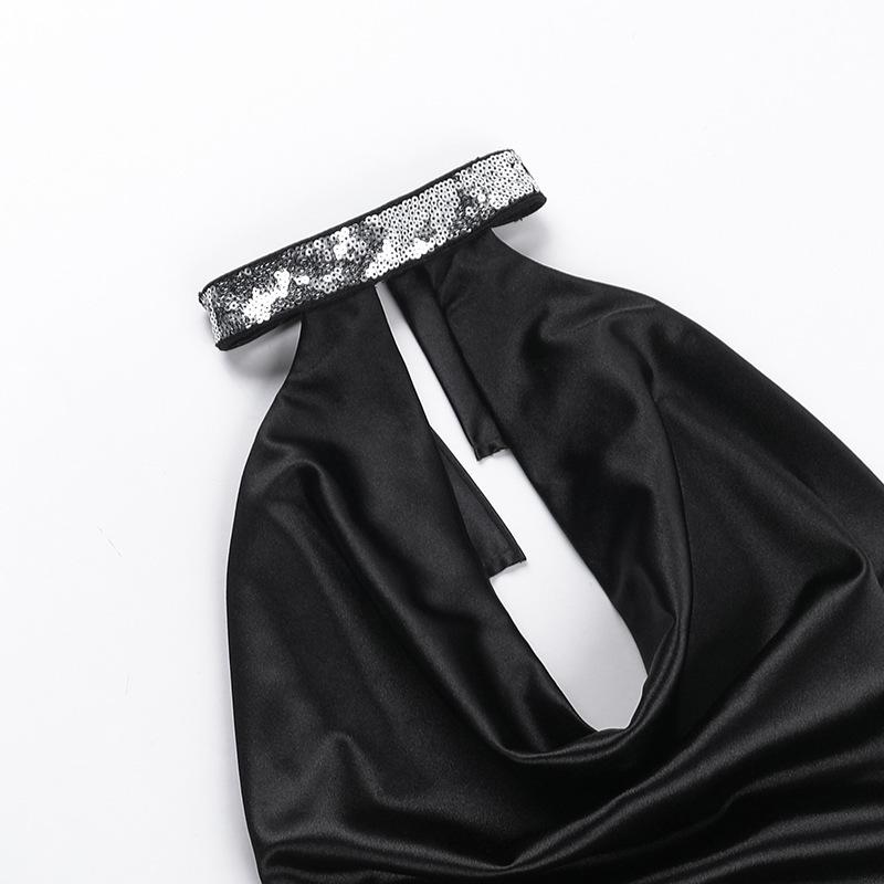 Весеннее женское платье в стиле знаменитостей, сексуальное облегающее платье с украшением в виде бриллиантовой цепи