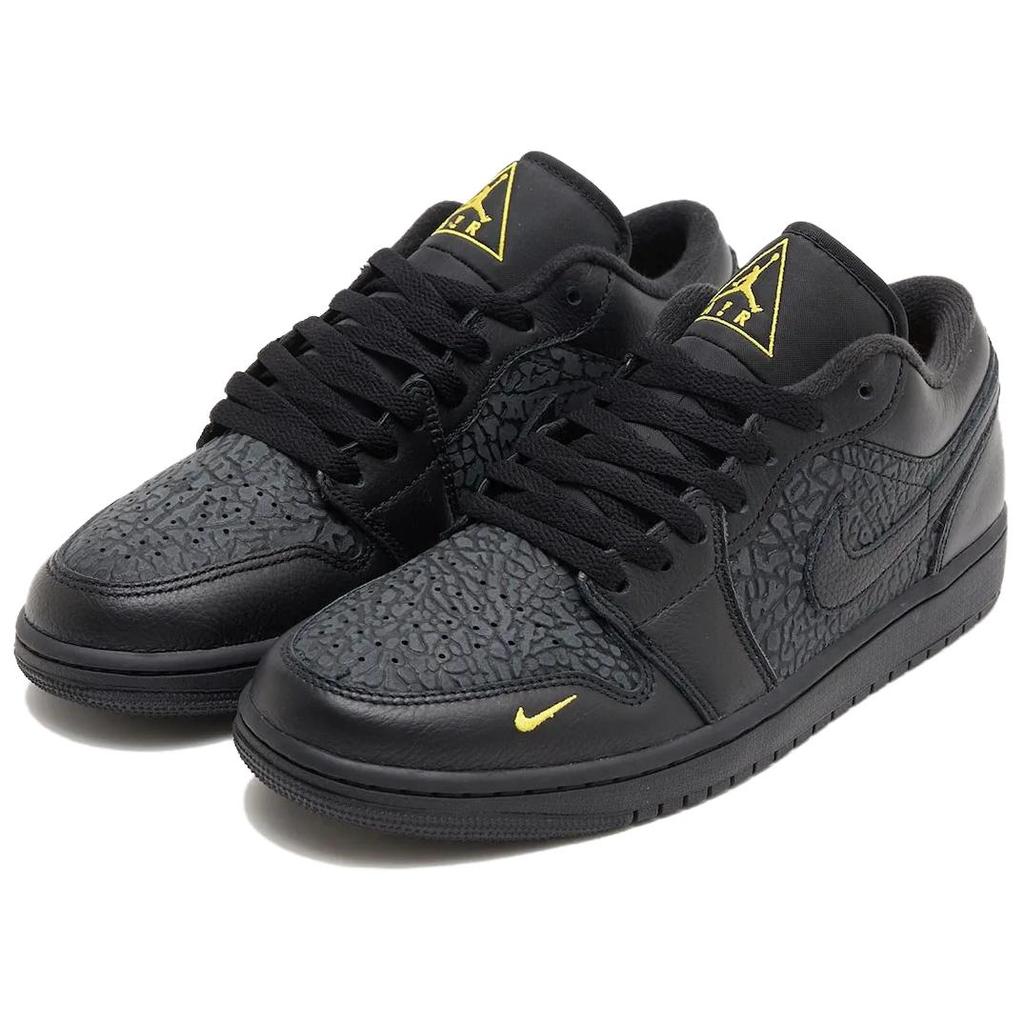 Jordan Air Jordan 1 Low Винтажные Баскетбольные Кроссовки Мужские Черные IM6568-010
