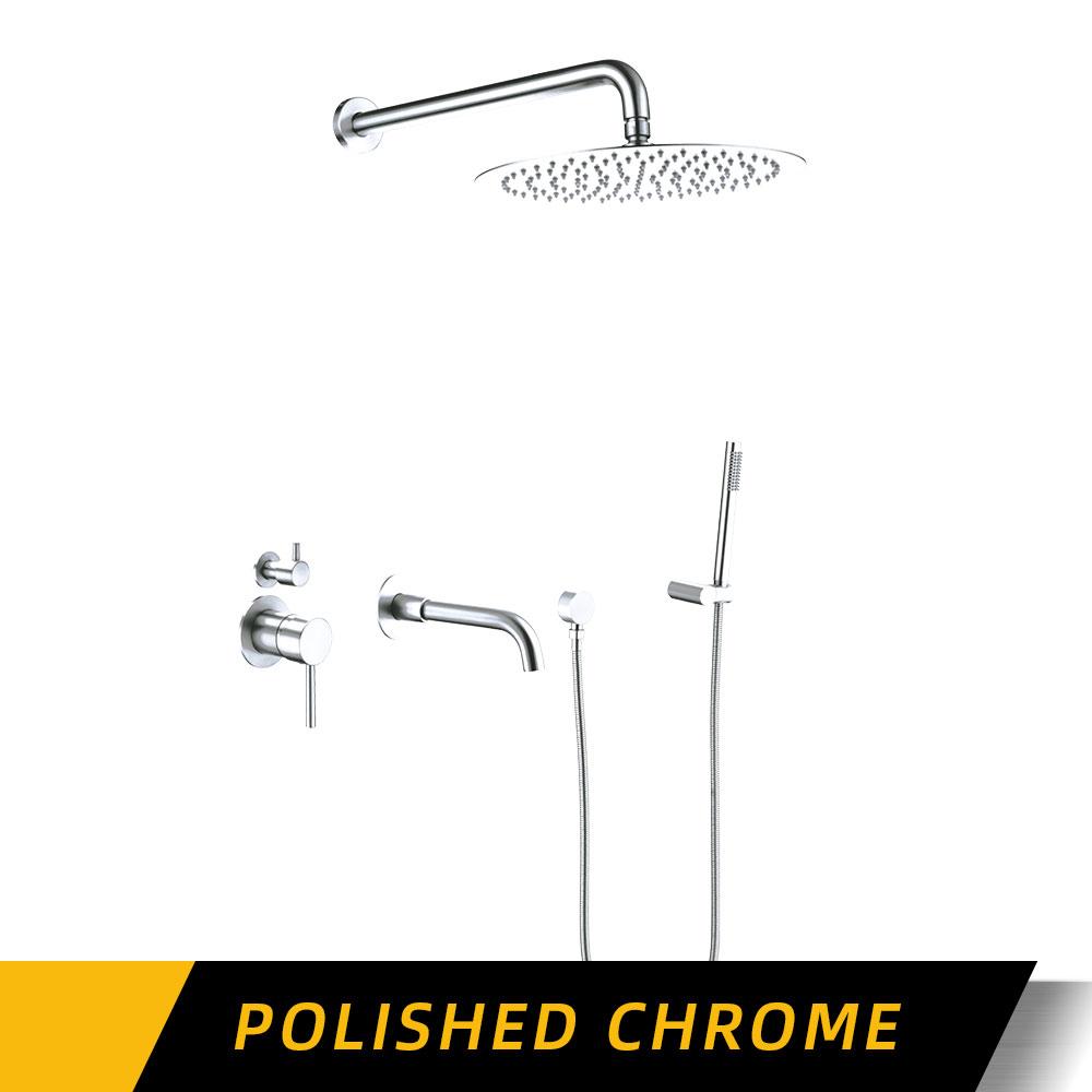 Смеситель для ванной комнаты, душевая система, набор из 3-функционального смесителя для душа, переключающий клапан, бронзовый цвет, 8-16 дюймов, настенный смеситель для душа с дождевой головкой