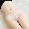 Sexy Lingerie Women's Panties Crotch Opening Transparent G-strings Thongs Hollow Out Solids Bowknot Underwear Women Lace Pantys