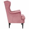 Pink Velvet Armchair