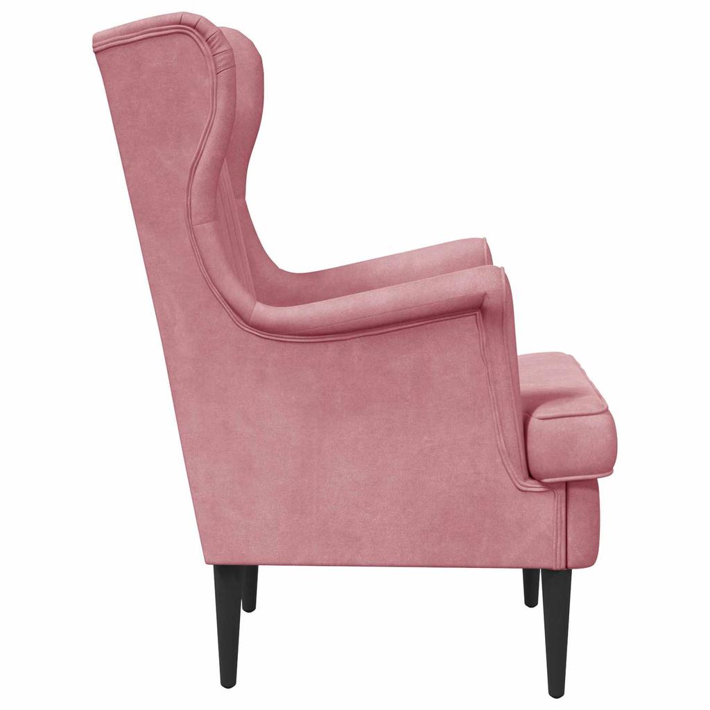 Pink Velvet Armchair