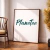 Affiche - PLANETEE - Padel Minimaliste Court - A2 - Sans cadre - Idée cadeau