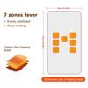 Wearable Heating Electric Blanket Shawl 3 Heated Level Throw Blanket 5v USB Charging Coral Velvet 8 Heated Areas Fast Heating
