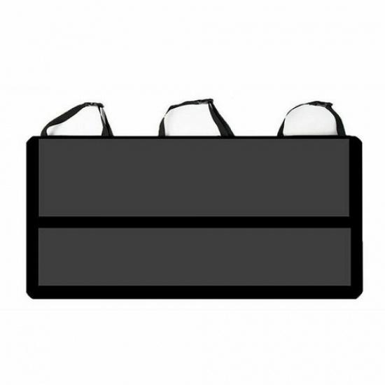 Car Seat Back Storage Hanging Bag Cargo Net Pocket Organizer Black Accessories