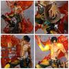 Фигурка Аса Огненного Бога из One Piece со световыми эффектами