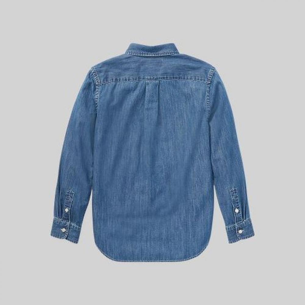 Polo Kids Boys 8 18 Cotton Chambray Shirts Cwpowovy6820001400