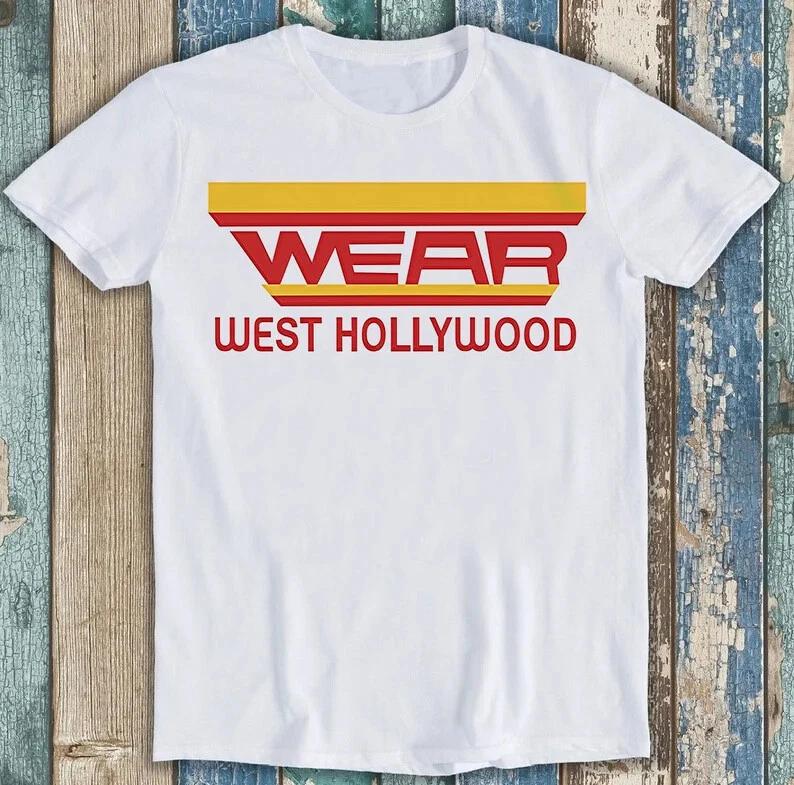 Футболка Wear West Hollywood Music 80s Rock Limited Edition Funny Gift Tee T Shirt M1599