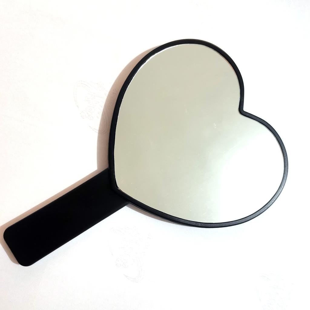 Пользовательские веб-знаменитости косметическое зеркало ручка декоративное зеркало девушка сердце студенческое общежитие зеркало портативное домашнее маленькое зеркало