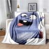 3D Grizzy and The Lemmings Cartoon Blanket,Soft Throw Blanket for Home Bedroom Bed Sofa Picnic Travel Office Cover Blanket Kids