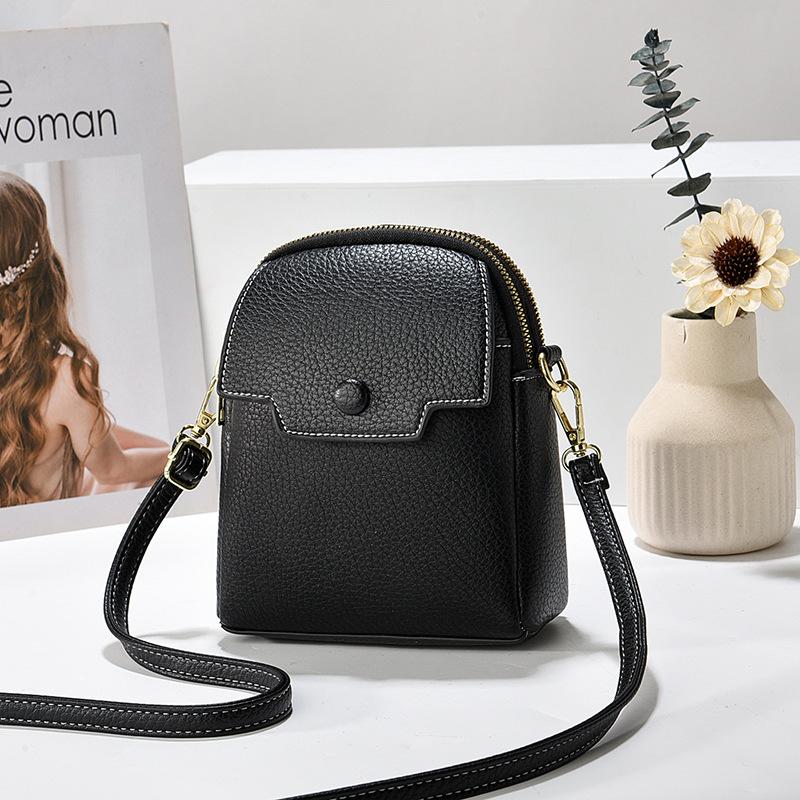 Летние новые мягкие кожаные сумки для телефонов, женские сумки-кошельки, модные женские сумки через плечо, универсальные сумки через плечо
