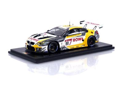 Spark National Model BMW M6 GT3 ROWE 2021 24 часа Нюрбургринга 2-е место Виттманн 1/43 #98 C.d. Филиппи/М. Tomczek/S.v.d. Линде/М.