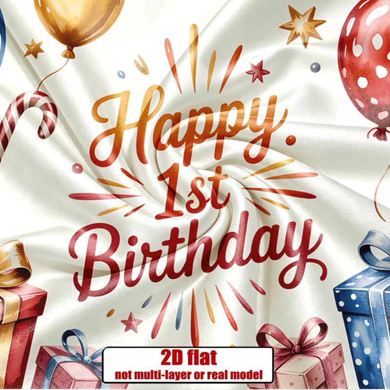 Party Backdrop Flat Festive Balloons Candy Canes Multi Family Weddings Birthdays Celebration Photo Booth Front Door Decor