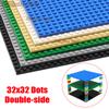 2 шт. Базовые пластины 32x32 точки, двусторонние, для конструктора, основа для постройки, подставка для фигурок, детские игрушки