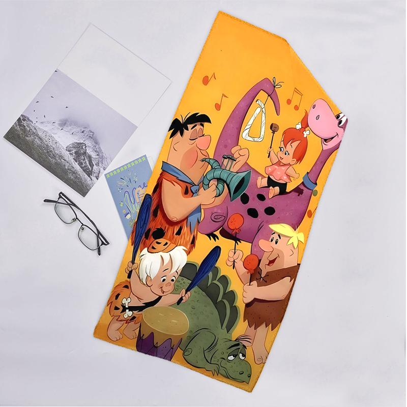 Flintstones Fashion Beach Towel: Ideal for Summer Adventures Soft, absorbent and quick drying suitable for swimming and bathing