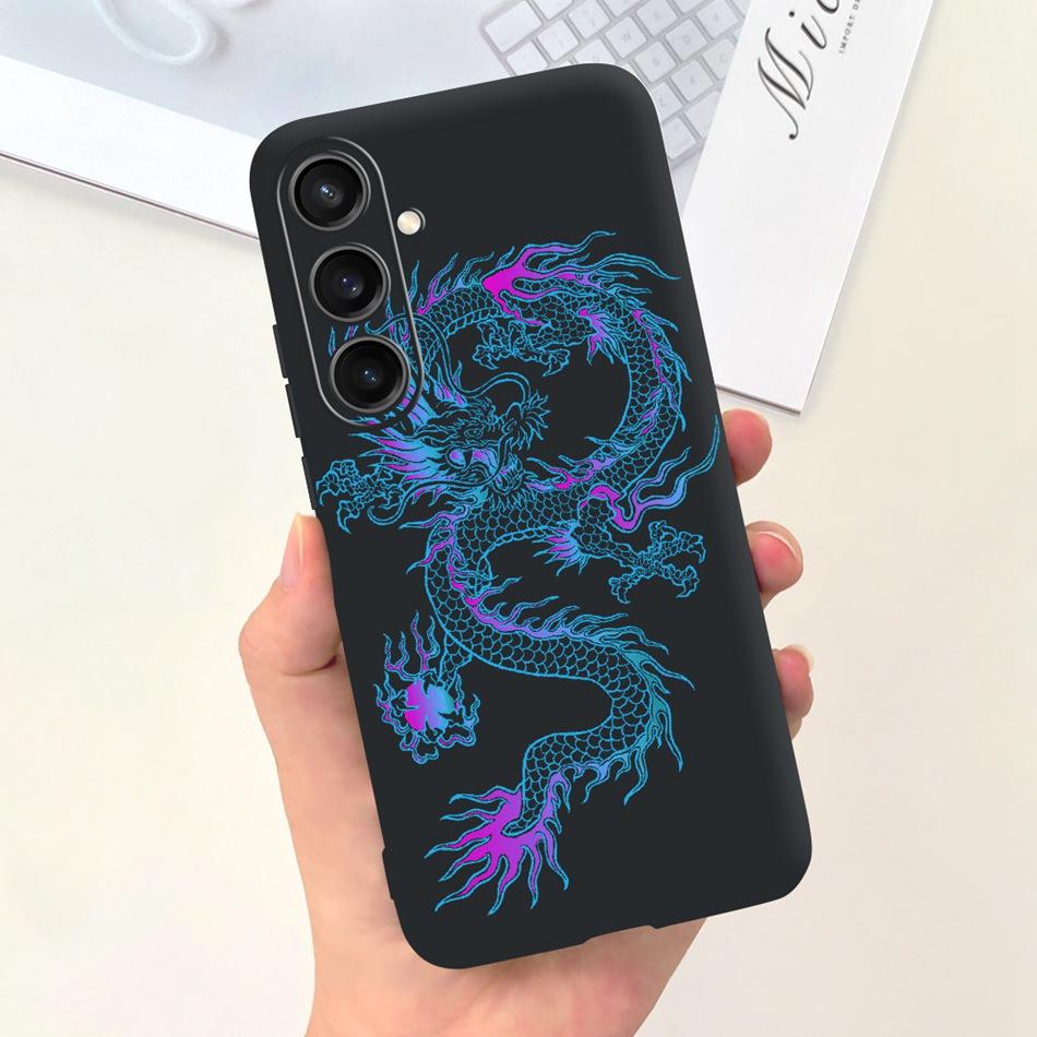For Samsung Galaxy S23 FE Fashion Sunflower Butterfly Painted Case For Samsung S23FE 5G S 23fe SM-S711B Soft Silicon Jelly Cases