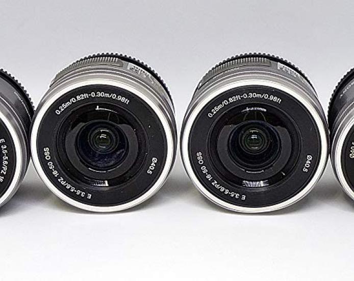 Sony Объектив с мощным зумом SELP1650 Bulk 16-50 мм (Серебро, Упаковка)