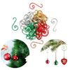 20pcs Christmas Ornament Hooks Metal S-shaped Hooks Holders For Christmas Tree Ball Pendant Hanging Decoration DIY Home Decor