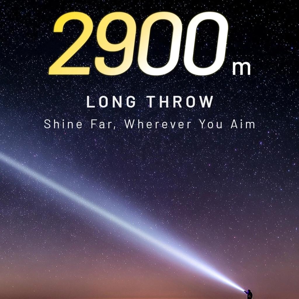 NITECORE Фонарь P40 Поисковый Охотничий 2000 Люмен Ультраяркий Дальний Фонарик В комплекте Беспроводной Пульт Дистанционного Управления