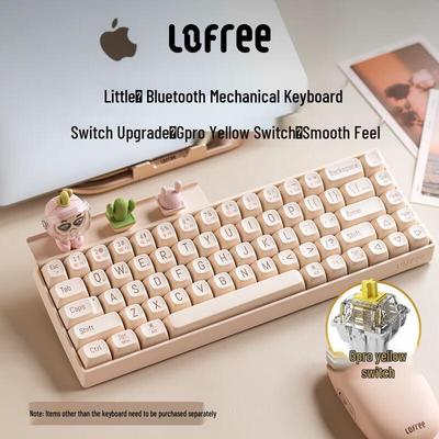 LOFREE OE902 68-клавишная механическая клавиатура с тремя режимами подключения и возможностью горячей замены