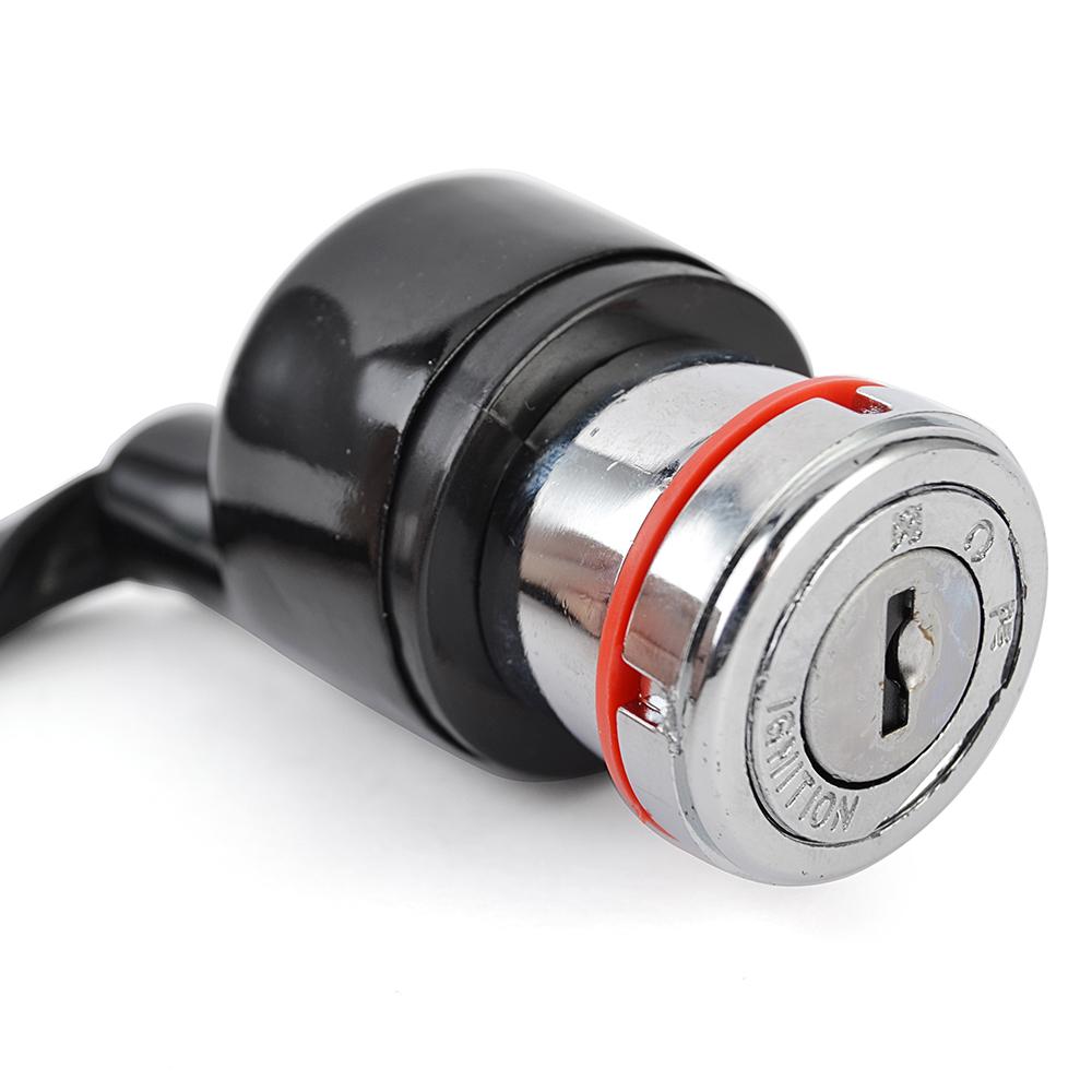 For Suzuki GN125 GN 125 1982-2001 Fuel Cap Ignition Switch Seat Lock with Key Kit