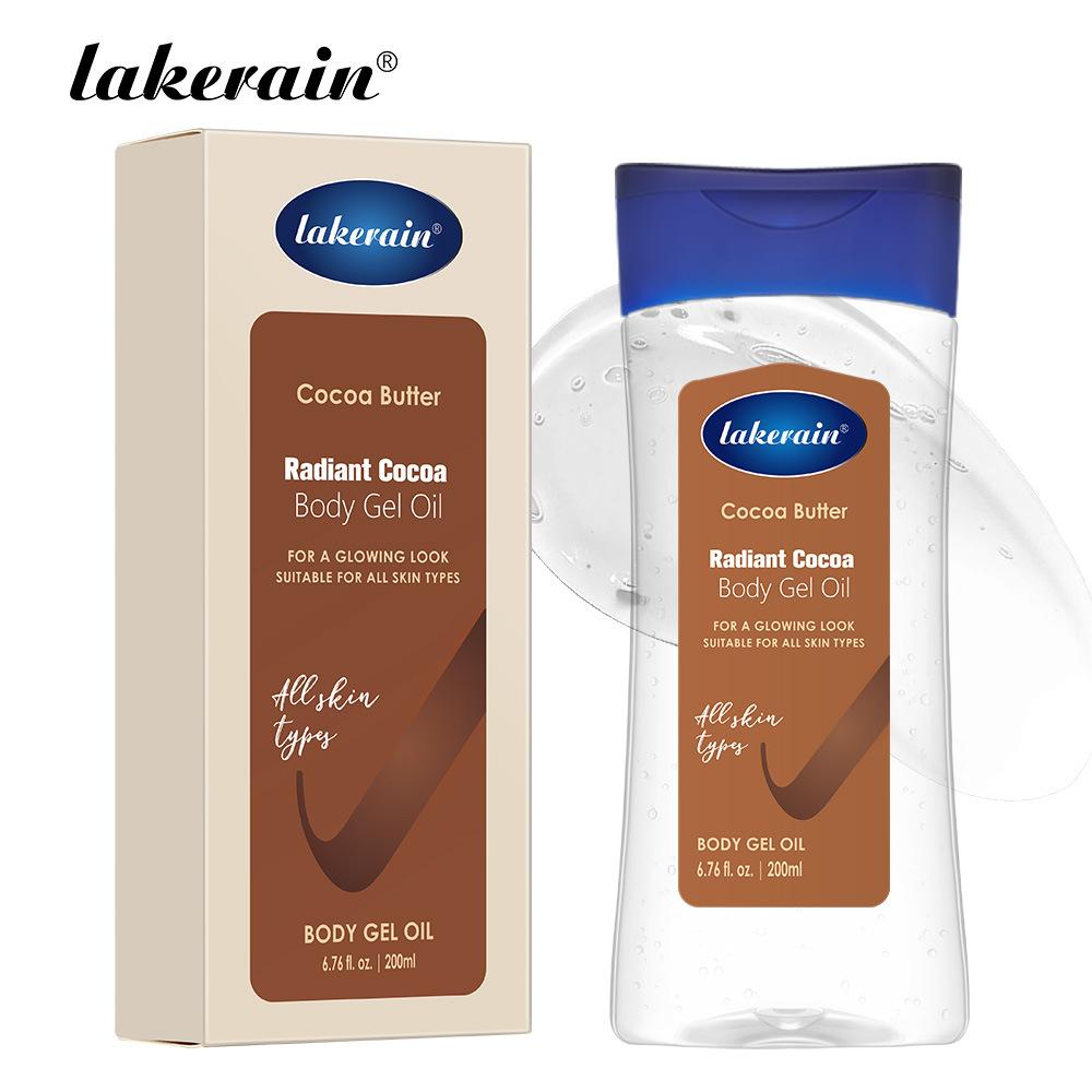 Cocoa Body Gel Oil Moisturizing Hydration for Dry Skin Care Radiant Glowing Butter Treatment Nourishing Body Care Skin Care