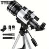 Рефлекторный астрономический телескоп Телескоп высокой четкости с большим увеличением, модель 30070 День и ночь Астрономический телескоп двойного назначения