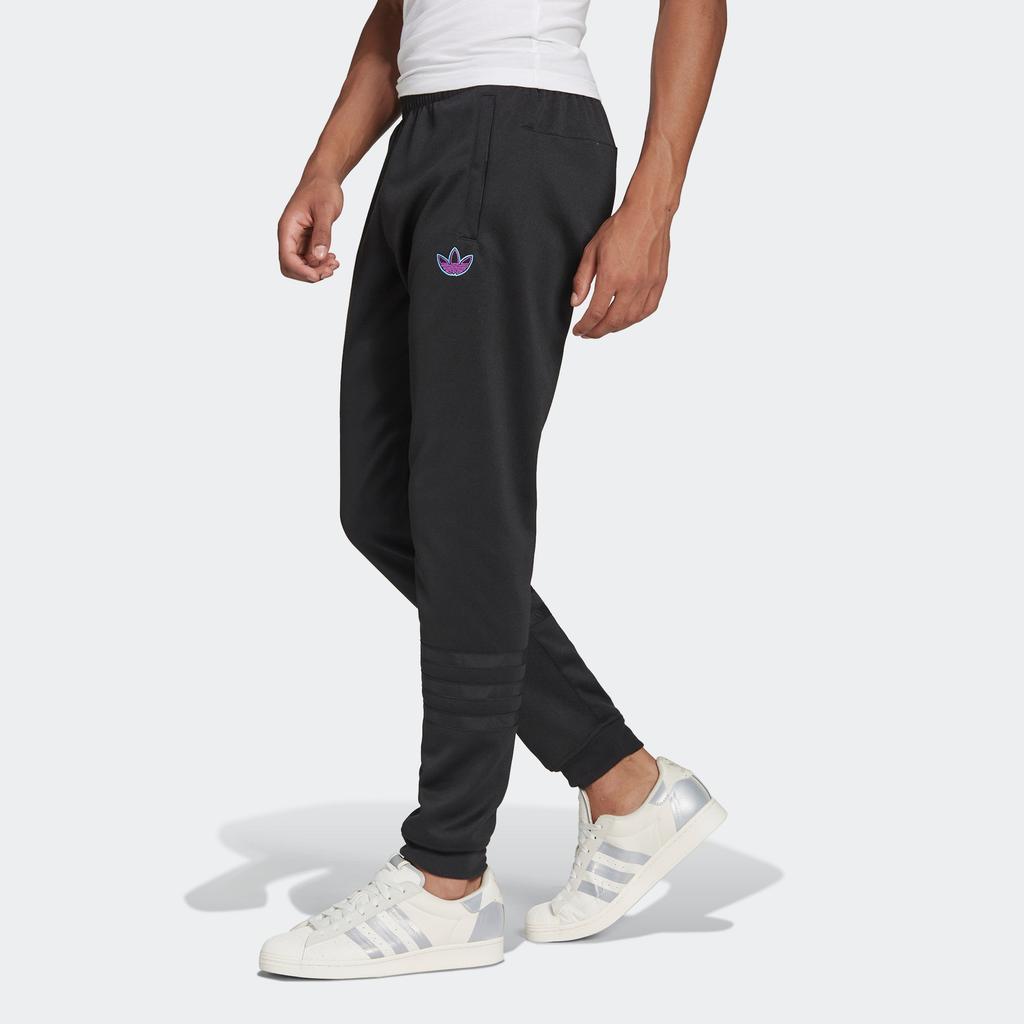 adidas Оригинальные спортивные штаны Sprt с логотипом мужские, черные, HE4691