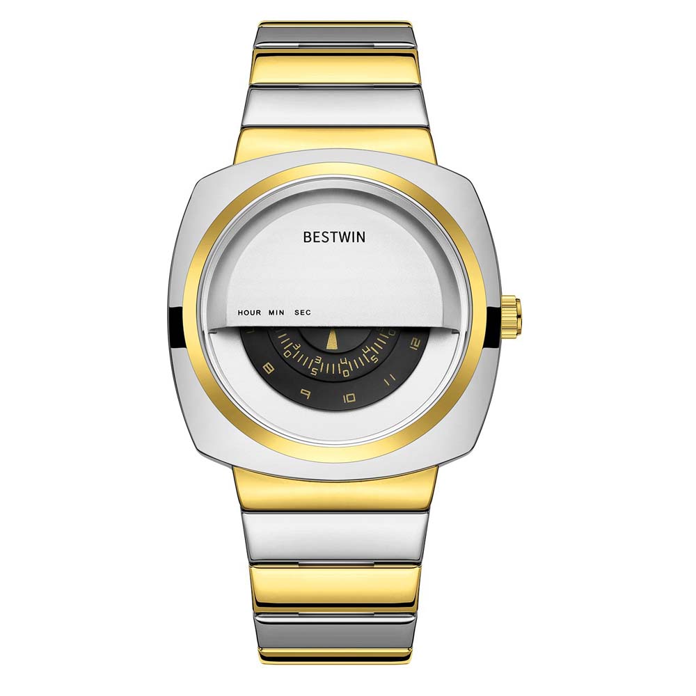 Men's Watch Fashionable Business High Quality Gold Quartz Watch Waterproof Clock Reloj Hombre Wristwatch Gift for Male New