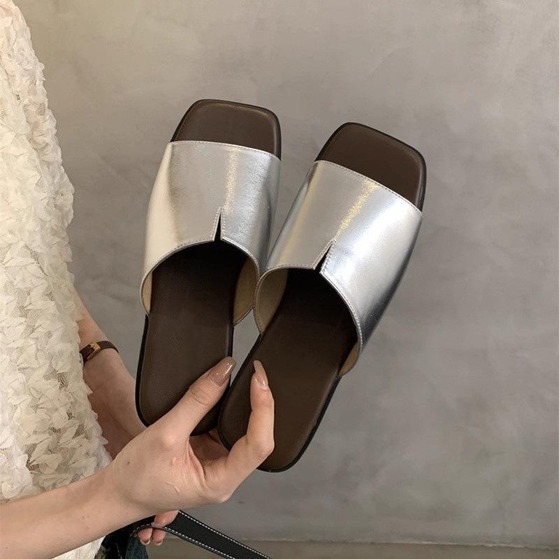 Women's Slippers Women Wear 2025 New Fairy Seaside Beach Soft Flat Bottom Sandals In Summer
