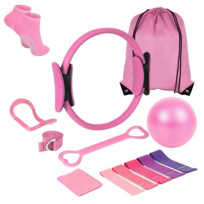 Кольца для фитнеса пилатес Многофункциональные кольца для пилатеса Упражнения для ног Эспандер для домашних тренировок в спортзале