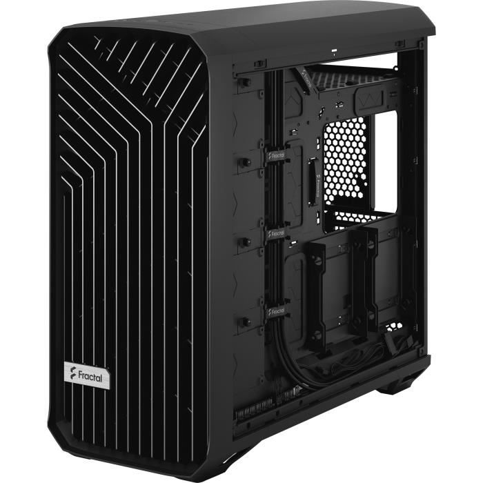 Boîtier PC - FRACTAL DESIGN - Torrent Black Solid - SSI-CEB - Air Flow Optimisé Avec 5 Ventilateurs Inclus (FD-C-TOR1A-05)