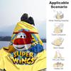 1 шт. Плед Super Wings для улицы, легкий, из фланели, мягкий и теплый, для использования в любое время года, для дивана, улицы, кемпинга, гостиной012