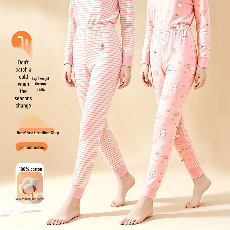 Термокальсоны для девочек Mianzhi из чистого хлопка (2-Pack)